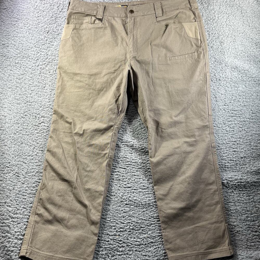 Noble Outfitters FullFlexx HD Hammer Drill Canvas Work Pants Mens 40x30 Tan